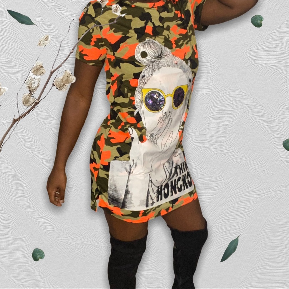 Camo Long Shirt